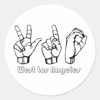 Adesivo Redondo 310- - West Los Angeles