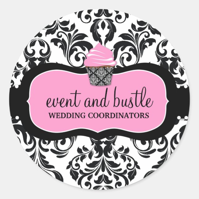 Adesivo Redondo 311 Cupcake Evento e Bloco (Frente)