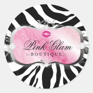 Adesivo Redondo 311 Lavish Pink Kisses Sassy Sweets