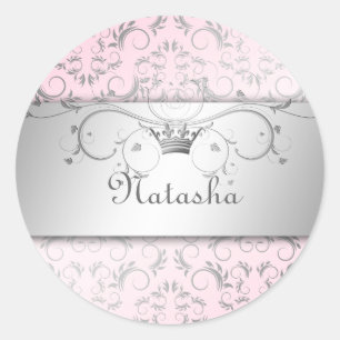 Adesivo Redondo 311-Silver Divine Sticker