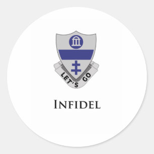 Adesivo Redondo 325th PIR- infiel
