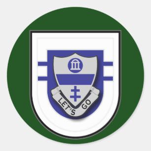 Adesivo Redondo 325th Regimento de infantaria - 2d flash do