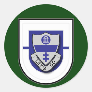 Adesivo Redondo 325th Regimento de infantaria - ø flash do