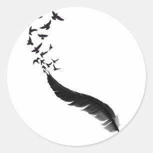 Adesivo Redondo 3947367_15653147_feder_voegel_orig.png