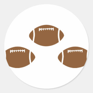 Adesivo Redondo 3 futebóis
