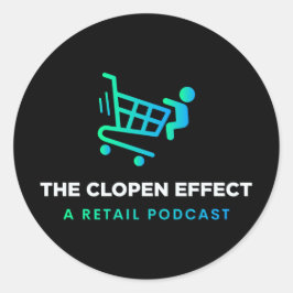 Adesivo Redondo 3 polegadas O Efeito De Fechamento