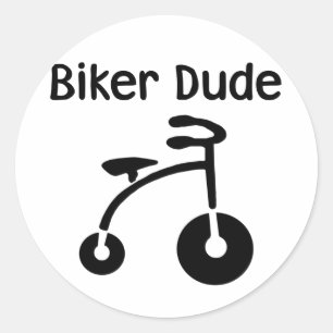 Adesivo Redondo 3 Rodas - Dude do Biker