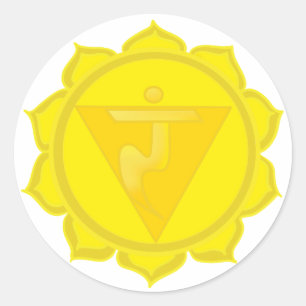 Adesivo Redondo 3rd Chakra Sticker