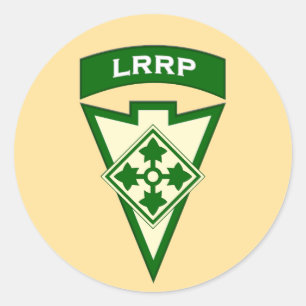 Adesivo Redondo 4º Sistema de correção de bolso de LRRP de Infanta