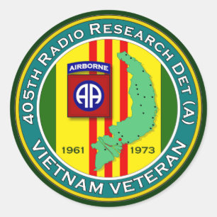 Adesivo Redondo 405th RRD-A - ASA Vietnam