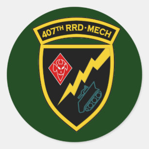 Adesivo Redondo 407th RRD - SSI Mech