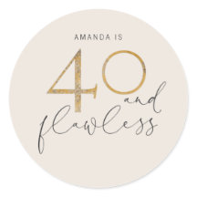 40 e Nome da Cinza Dourada rosa sem falhas