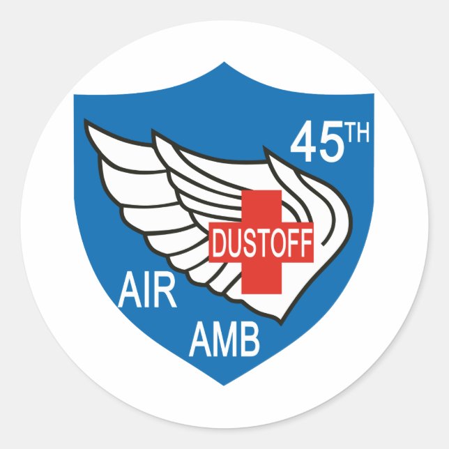 Adesivo Redondo 45º Patch Médico Dustoff (Frente)