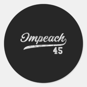 Adesivo Redondo 45 - Impeach Trump Anti Trump