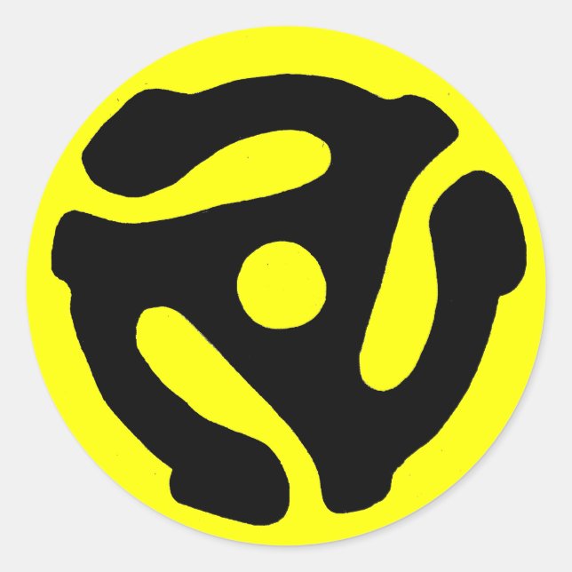 Adesivo Redondo 45 RPM Record Insert Sticker (Frente)