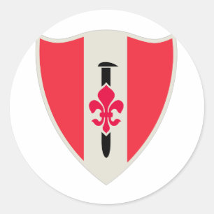 Adesivo Redondo 46º Batalhão de Engenheiros do Exército