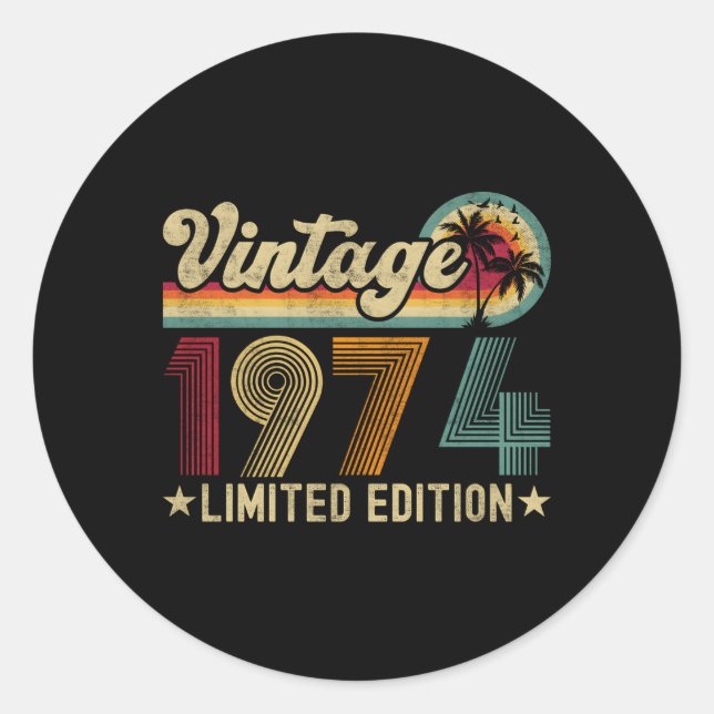 Adesivo Redondo 49 1974 49Th (Frente)