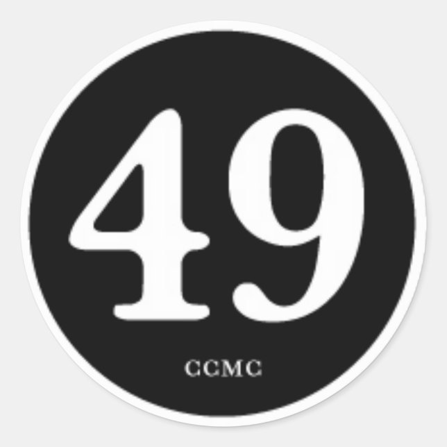 ADESIVO REDONDO 49CC MC " PATCH OF HONOR" (Frente)