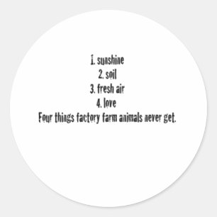 Adesivo Redondo 4 coisas