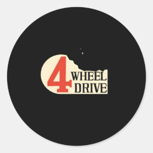 Adesivo Redondo 4 Cruzador Terrestre De Rodas