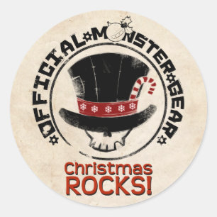 Adesivo Redondo 4 monstro pequenos - feriado de Andy