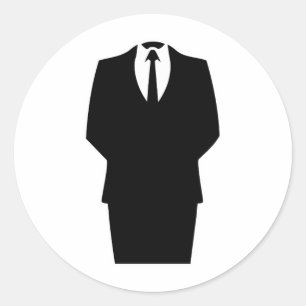 Adesivo Redondo 4chan anónimos SA do Internet do ícone