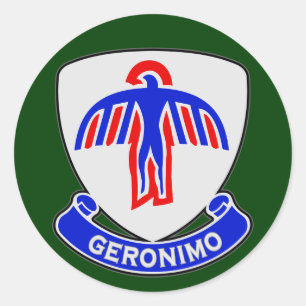 Adesivo Redondo 501st Regimento de infantaria DUI (transportado