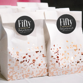 Adesivo Redondo 50 e mais elegantes personalidades modernas agrade