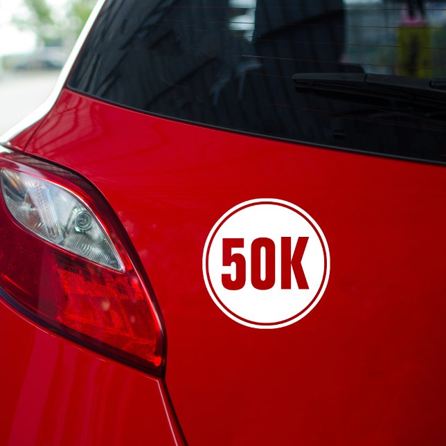 Adesivo Redondo 50k Runners Ultra Marathon Open (Criador carregado)