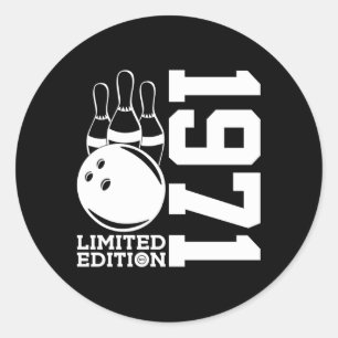 Adesivo Redondo 52ª Boliche 1971