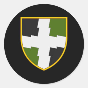 Adesivo Redondo 55º Regimento de Sinalização (Ucrânia) Militar Ucr