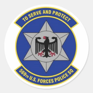 Adesivo Redondo 569th Decalque de USFPS