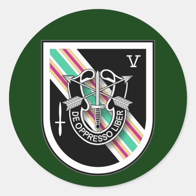 Adesivo Redondo 5 SFG(A) - Grupo de Trabalho OEF (Frente)