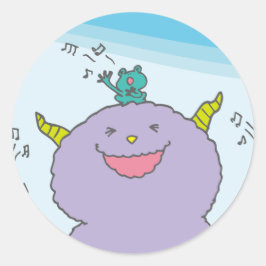 ADESIVO REDONDO 6月モンスターシール