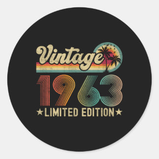 Adesivo Redondo 60 1963 60Th