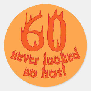 Adesivo Redondo 60 nunca olhado tão quente!