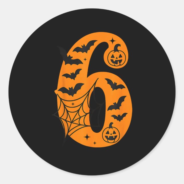 Adesivo Redondo 67 Halloween Matching Twin Boys Girls Brothers Sis (Frente)