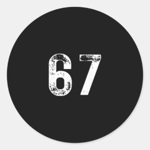 Adesivo Redondo 67 - Meme Engraçado