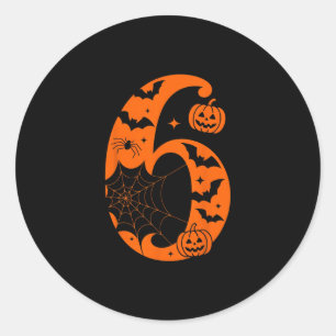 Adesivo Redondo 67 Seis Sete Casal Halloween