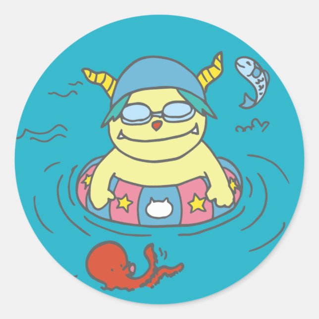 ADESIVO REDONDO 7月ﾓﾝｽﾀｰｼｰﾙ (Frente)