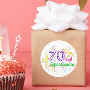Adesivo Redondo 70 e espetacular