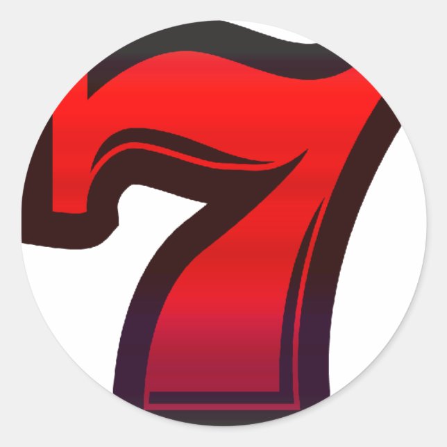 Adesivo Redondo 7s sortudos (Frente)