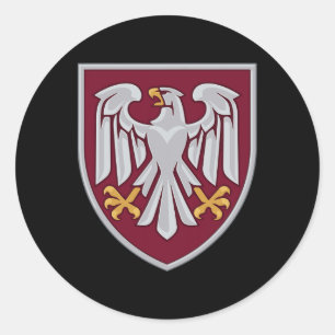 Adesivo Redondo 82ª Brigada Aérea (Ucrânia) Militar Ucraniano