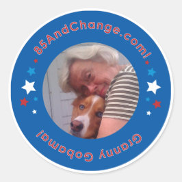Adesivo Redondo 85AndChange_GrannyGobama_Sticker
