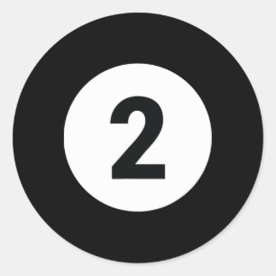 Adesivo Redondo 8 Piscina Ball 2 Billiards Figurume Halloween Mães