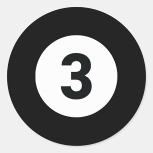 Adesivo Redondo 8 Piscina Ball 3 Billiards Figurume Halloween Mães