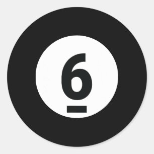 Adesivo Redondo 8 Piscina Ball 6 Billiards Figurume Halloween Mães
