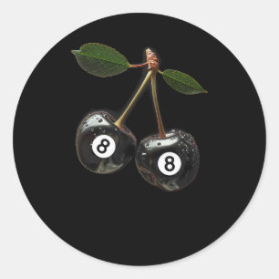 Adesivo Redondo 8 Tiras do jogador de Piscina da bola