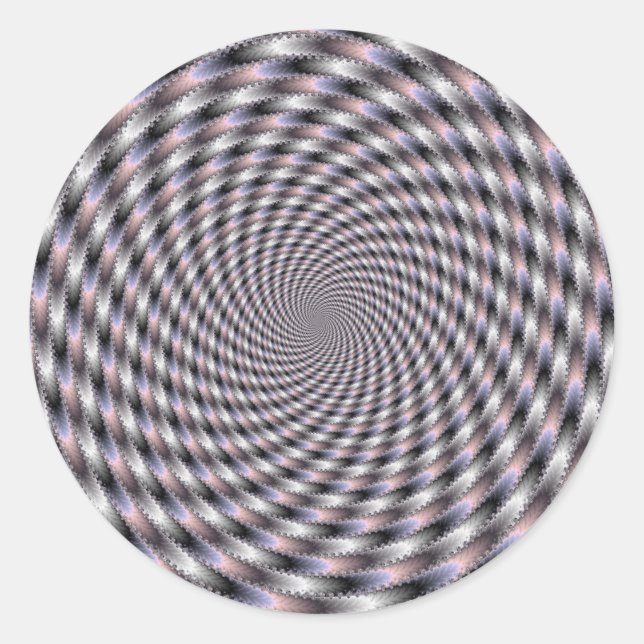 Adesivo Redondo 8 Vodkas Demasiado - Fractal (Frente)