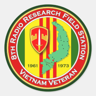 Adesivo Redondo 8o RRFS 2 - ASA Vietnam